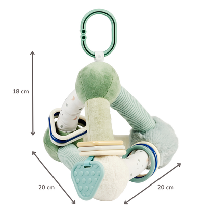 Lapidou Soft Activity Pyramid - 20 cm - Linden Green