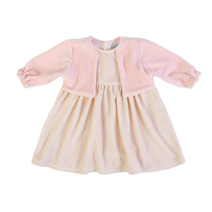 Roze Babyjurkje met Bijpassend Bolerootje