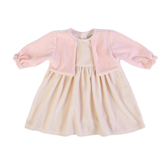 Roze Babyjurkje met Bijpassend Bolerootje