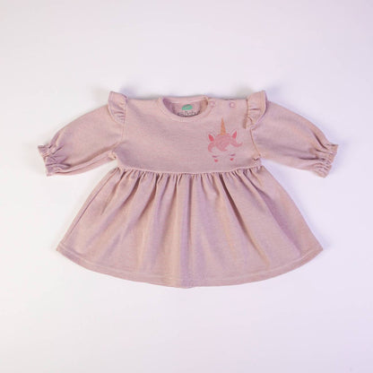 FS Baby - 2-delige Baby Meisjes Set – Roze T shirtje  & Geribbelde Legging