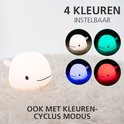 EGLO Castellino walvis Nachtlampje | Draadloos Oplaadbaar LED Nachtlamp voor Baby & Kind